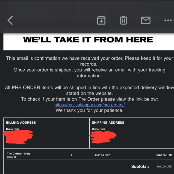 BNWT réalisation par christy silk mini dress in white/ivory - Picture 4 of 5